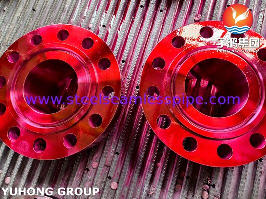 ASTM B564 UNS N04400 Flange à cou de soudure Monel 400 Flange alliage de cuivre nickel WNRTJ Flange