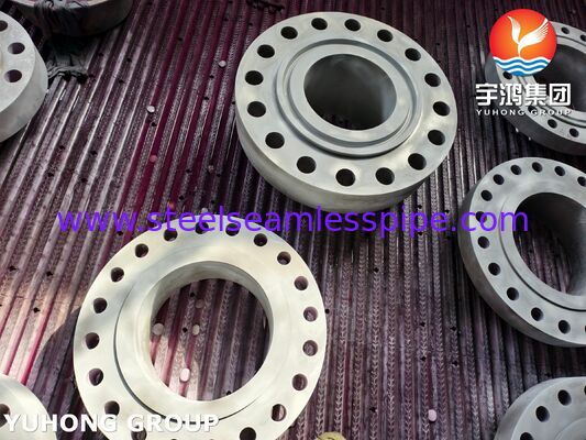 ASTM B564 UNS N04400 Flange à cou de soudure Monel 400 Flange alliage de cuivre nickel WNRTJ Flange