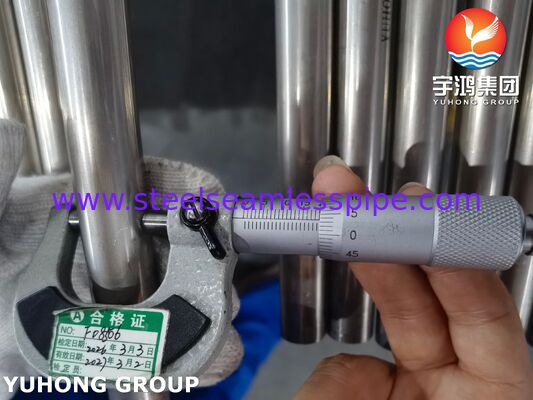 ASTM B111 ASME SB 111 SB 466 C71500 Tubes en cuivre nickel / 70/30 Tubes sans soudure en cuivre nickel
