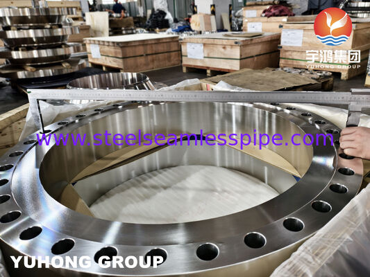 ASTM A182 F316L WNRF Flange en acier inoxydable forgée pour systèmes de tuyauterie corrosifs