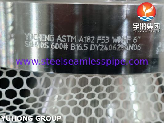 Bride superbe duplex superbe de cou de soudure de la bride ASTM A182 UNS S32750/F53 du duplex 2507