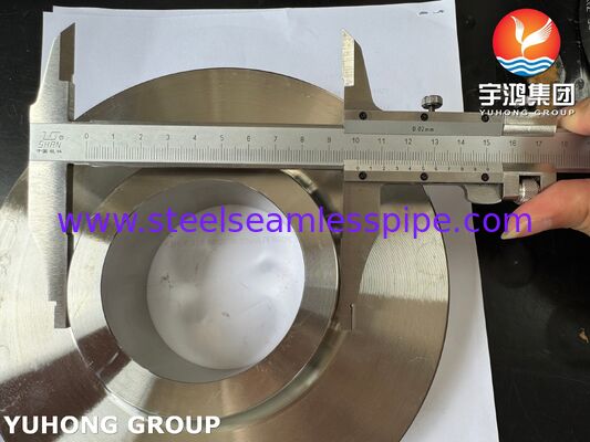 Bride en acier inoxydable ASTM A182 F316L à faible teneur en carbone résistante à la corrosion pour produits chimiques marins