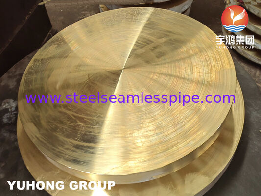 Disque en laiton naval ASTM B171 C46400 pour applications marines et industrielles