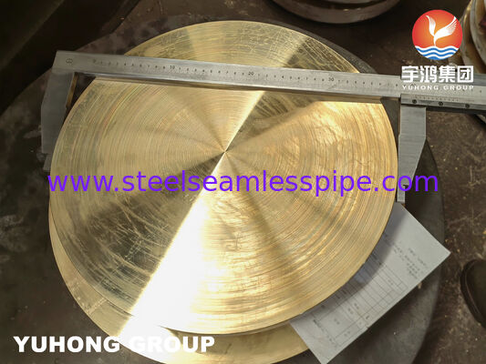 Disque en laiton naval ASTM B171 C46400 pour applications marines et industrielles