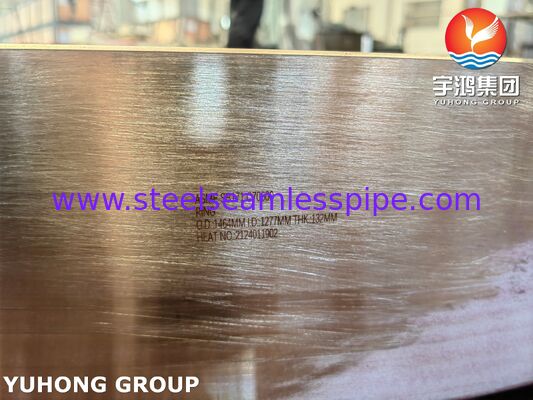 Anneaux de cuivre nickel SB171 C70600 usinés sur mesure à la CNC pour équipements marins