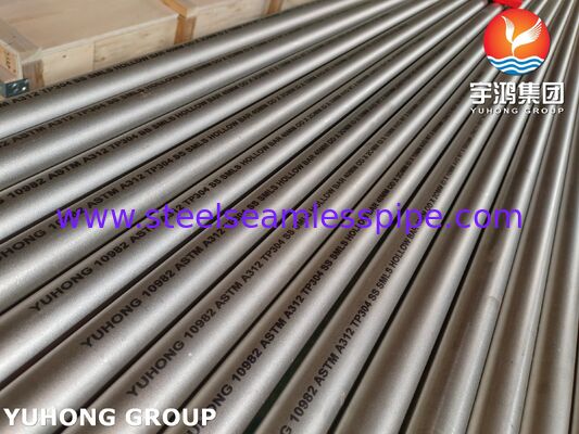 ASTM A312 TP304 / UNS S30400 Barre creuse en acier inoxydable sans soudure pour l'industrie chimique