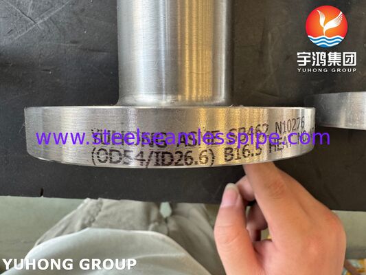 ASME SB462 UNS N10276 LWN Flange ASME B16.5 Hastelloy C276 Flange à long cou soudé