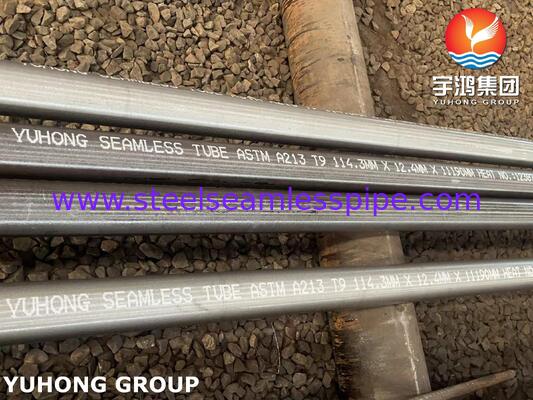 Tubes de chaudière ASTM A213 T9 pour échangeurs de chaleur à calandre et à tubes