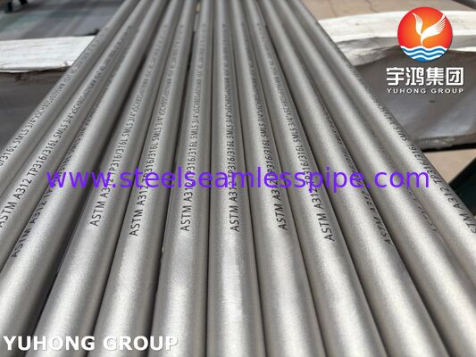 Pipe sans soudure en acier inoxydable ASTM A312 TP316 / TP316L