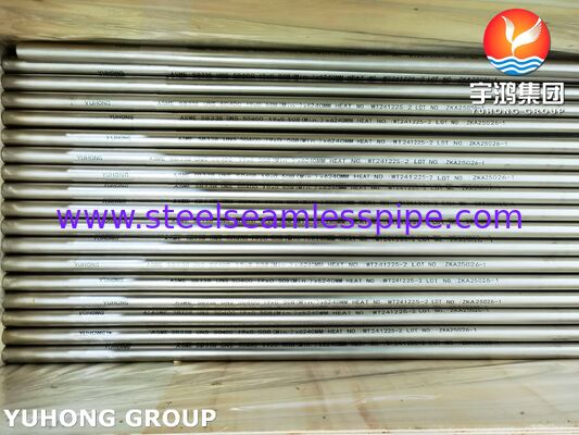 ASTM B338 Grade 2 Titanium Seamless Tube UNS R50400 for Heat Exchangers with Bright Annealed Surface