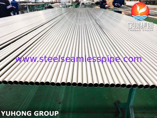 ASTM B338 Grade 2 Titanium Seamless Tube UNS R50400 for Heat Exchangers with Bright Annealed Surface