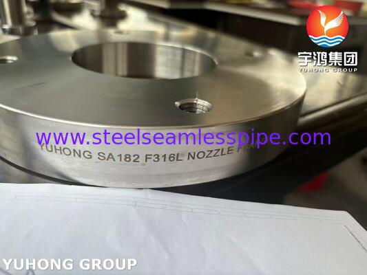 ASME SA182 F316L Flange en acier inoxydable Flange à buse forgée pour récipient sous pression