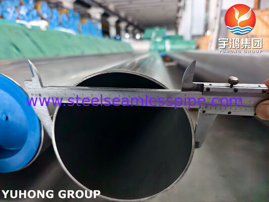 Duplex2205 Pipe , ASTM A790 UNS S31803 Duplex Steel Welded Pipe For Water Treatment
