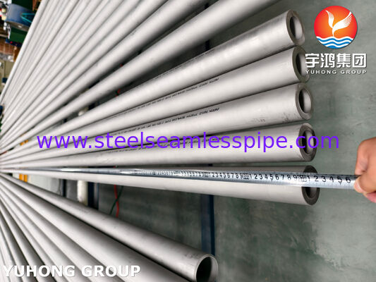 ASTM A312 TP321H S32109 12X18H10T Pipe sans soudure en acier inoxydable pour raffinerie