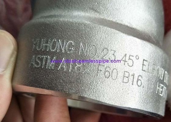 ASTM A182 F60 1" - 4" LE RÉDUCTEUR B16.11 DE BOUTISSOIR DE PIÈCE EN T DE COUDE DE CL.3000# DUPLEXENT LES GARNITURES FORGÉES EN ACIER