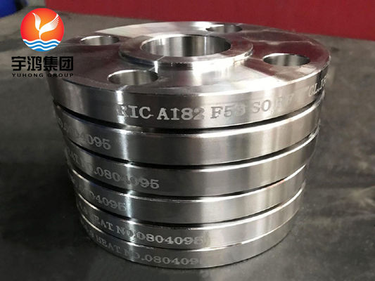 BRIDE FORGÉE EN ACIER B16.5 DE DUPLEX SUPERBE D'ASTM A182 F53 UNS S32750