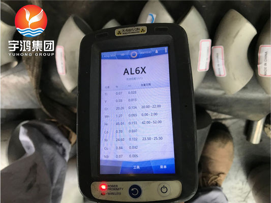 B366 ALLOY AL6XN / UNS N08367 RECORDS SUPER-AUSTÉNITIques en acier inoxydable pour le coude