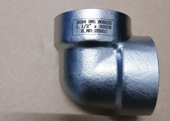 Té réducteur de coude d'Astm B564 Uns N06625 Asme B16.11 Inconel