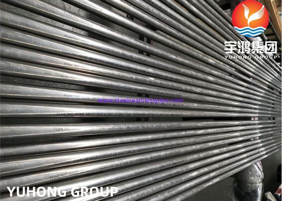 ASME SB163 UNS N04400 / Monel 400 Tube d'échangeur de chaleur sans soudure en alliage de nickel