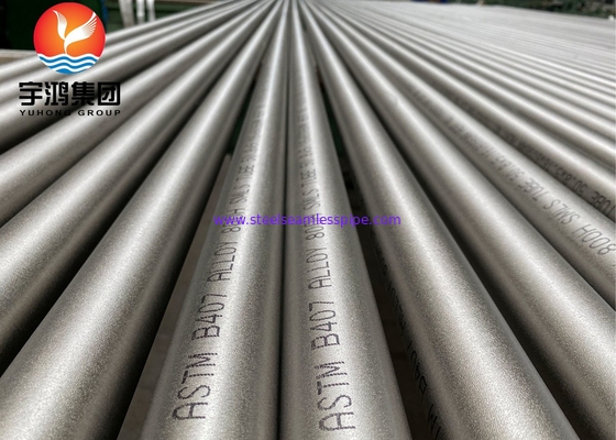 ASME SB407 Incoloy 800H / UNS N08810 Tubes sans soudure en acier allié au nickel