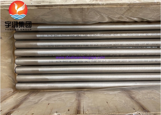 ASME SB407 Incoloy 800H / UNS N08810 Tubes sans soudure en acier allié au nickel