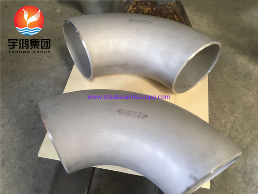 ASTM B366 Monel 400 / UNS N04400 Coude 90 degrés de nickel alliage d'acier