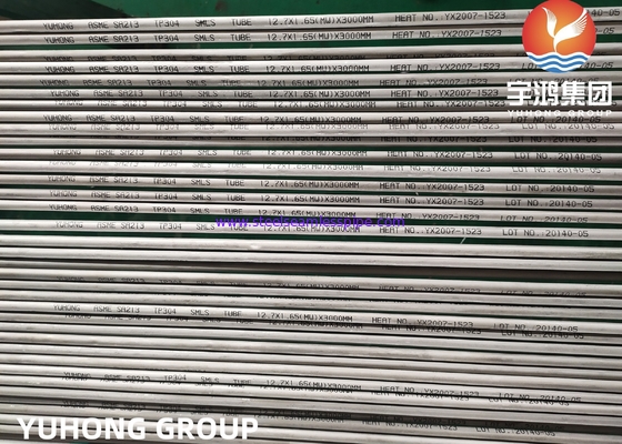 La norme ASME SA213 TP304, 1 est appliquée.4301, S30400 Tubes sans soudure en acier inoxydable pour échangeurs de chaleur