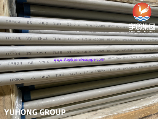 ASTM A213 TP304 /TP304L Tubes sans soudure en acier inoxydable pour échangeur de chaleur
