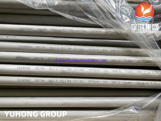 ASTM A213 TP304 /TP304L Tubes sans soudure en acier inoxydable pour échangeur de chaleur