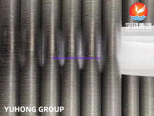 Tubes à nageoires intégrées ASME SB163 Monel 400 Tube en alliage de nickel G type Tubes à nageoires