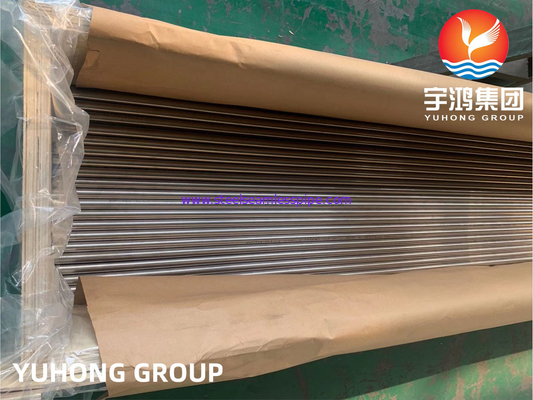 Pour les tubes en alliage de cuivre et de nickel, la norme ASTM B111/ASME SB111 est applicable.