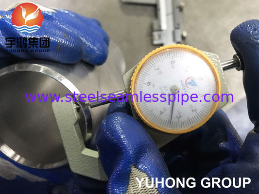 Té égal en acier inoxydable super duplex S32750 ASTM A815 avec capacité de service en chlorure, raccord à souder bout à bout