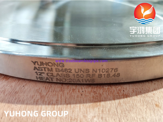 ASTM B462 Hastelloy C276 / UNS N10276 Flange aveugle pour lunettes Hastelloy