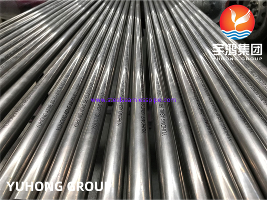 ASME SB163/B165 MONEL 400 tube sans soudure en alliage de nickel, échangeur de chaleur/application de refroidisseur d'air