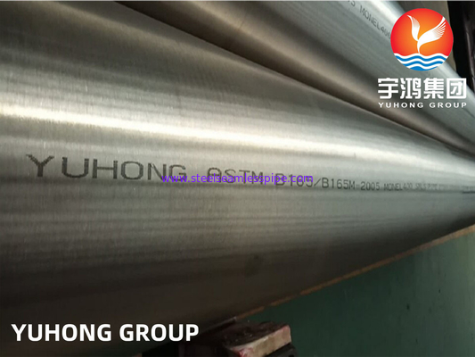 ASTM B165 Monel 400,UNS N04400 Pipe en alliage de nickel SMLS ABS homologuée
