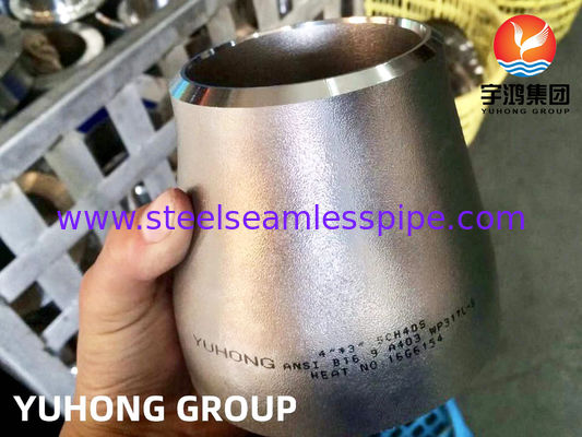 ASTM A403 WP317L réducteur concentrique en acier inoxydable