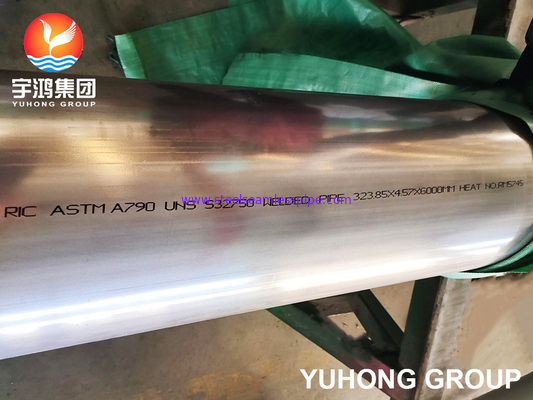 TUYAU SOUDÉ DUPLEX SUPERBE D'ASTM A790 UNS S32750/DIN 1,4410/FAS 2507