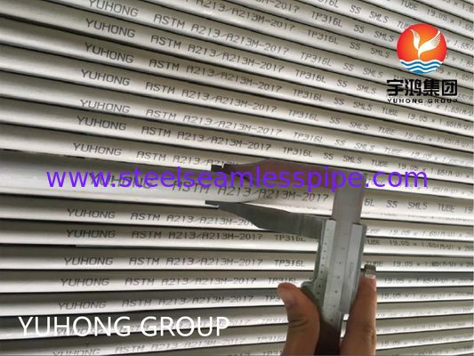 Tubes sans soudure en acier inoxydable ASTM A213 TP316L, résistantes aux températures élevées et à la corrosion, laminées à froid avec précision