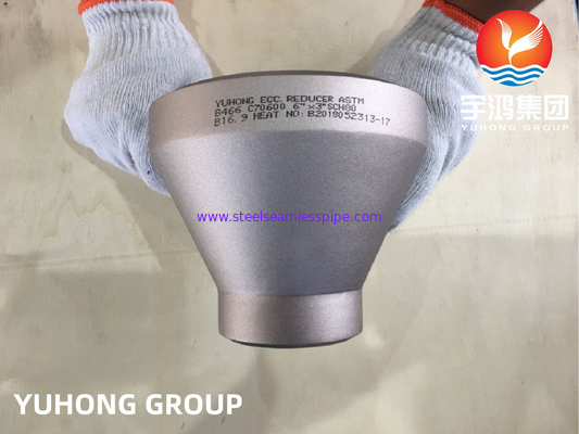 ASTM B466 UNS C70600 Réducteur de cuivre nickel CuNi 90/10