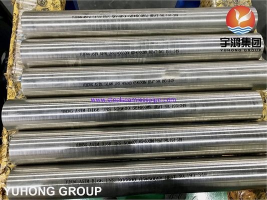 ASTM B166 UNS N06600 / Inconel 600 / Nickel 600, Barre ronde en alliage de nickel Brillante recuit