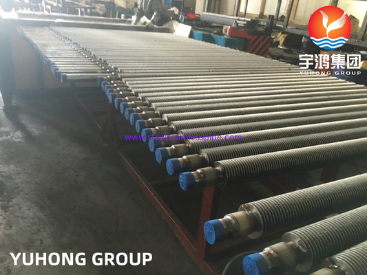 Tube à ailettes du TUBE d'AILERON d'acier inoxydable d'ASME SA 213 T12 SMLS AL+FIN HFW