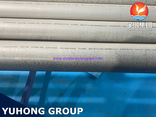 ASTM A789 UNS S32205 Tubes en acier inoxydable duplex sans soudure pour le dessalement de l'eau de mer
