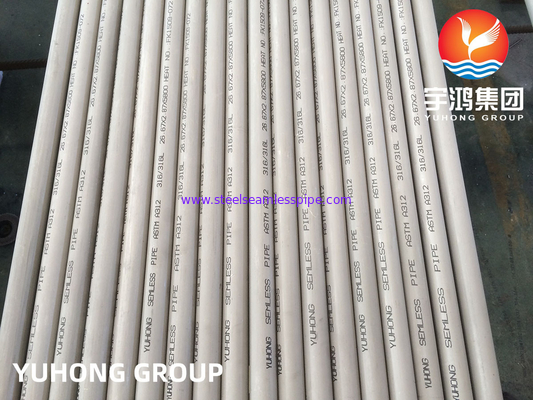 Pipe en acier inoxydable ASTM A312 TP316L pour les applications maritimes