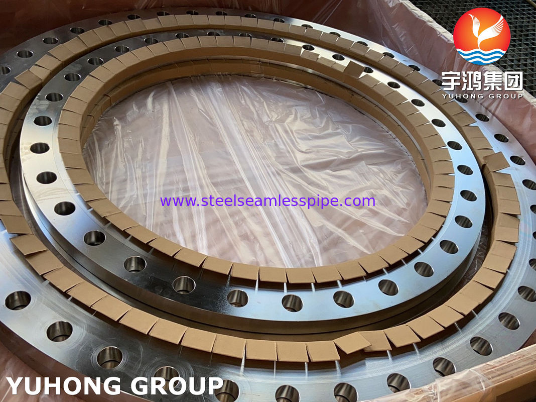 ASTM A240 alliage 904L / UNS N08904 AWWA C207 Flange de type anneau pour le service des travaux d'eau