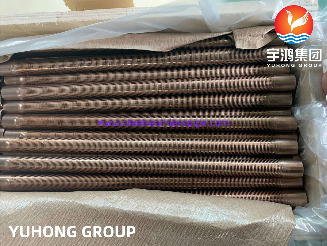 ASTM B111 C70600 Cu-Ni 90/10 tube à nageoires basses pour les systèmes de chauffage par condensateur