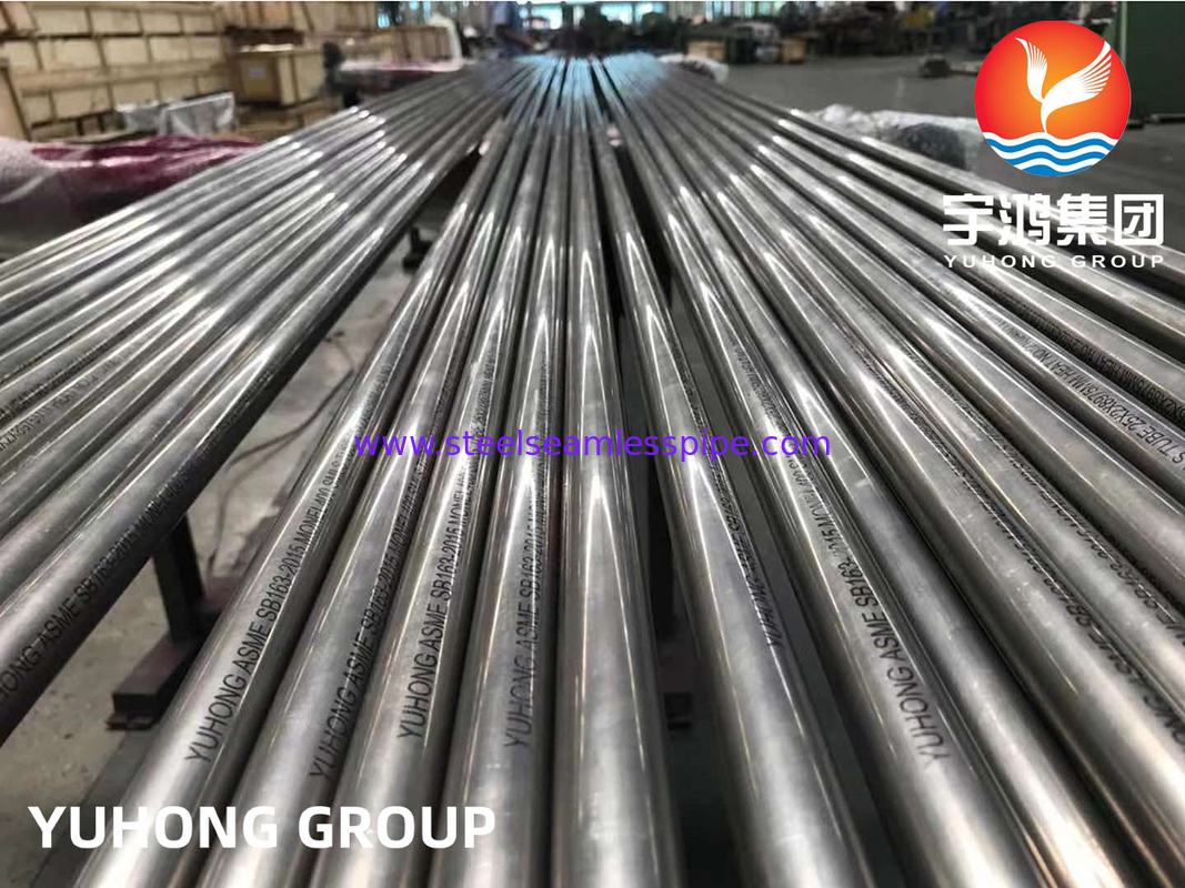 Précision ASME SB163 de tuyaux d'alliage de nickel d'échangeur de chaleur haute/tubes sans couture standard alliage de SB167 Nicckel