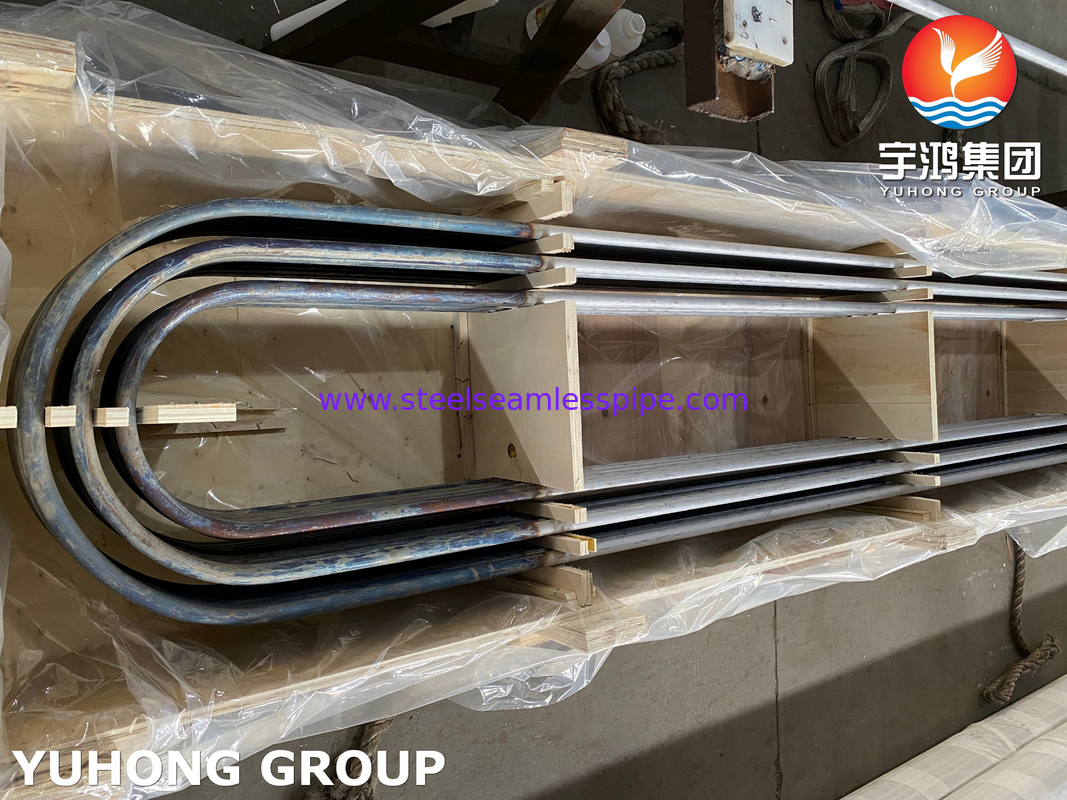 Tubes en acier duplex SMLS U Bend ASME SA789 UNS S32205 pour échangeur de chaleur
