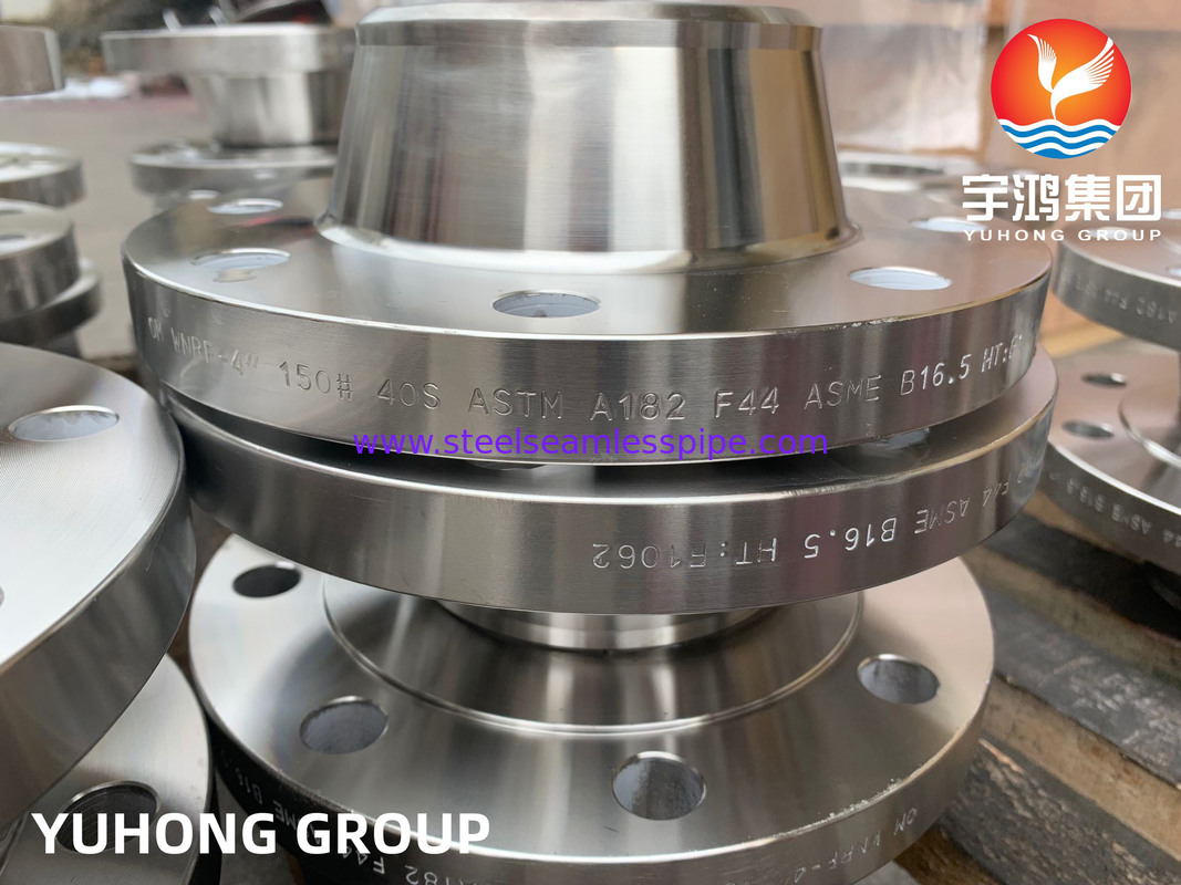 B16.5 a forgé le cou de soudure rf FF de la bride ASTM A182 F44 S31254 SMO254