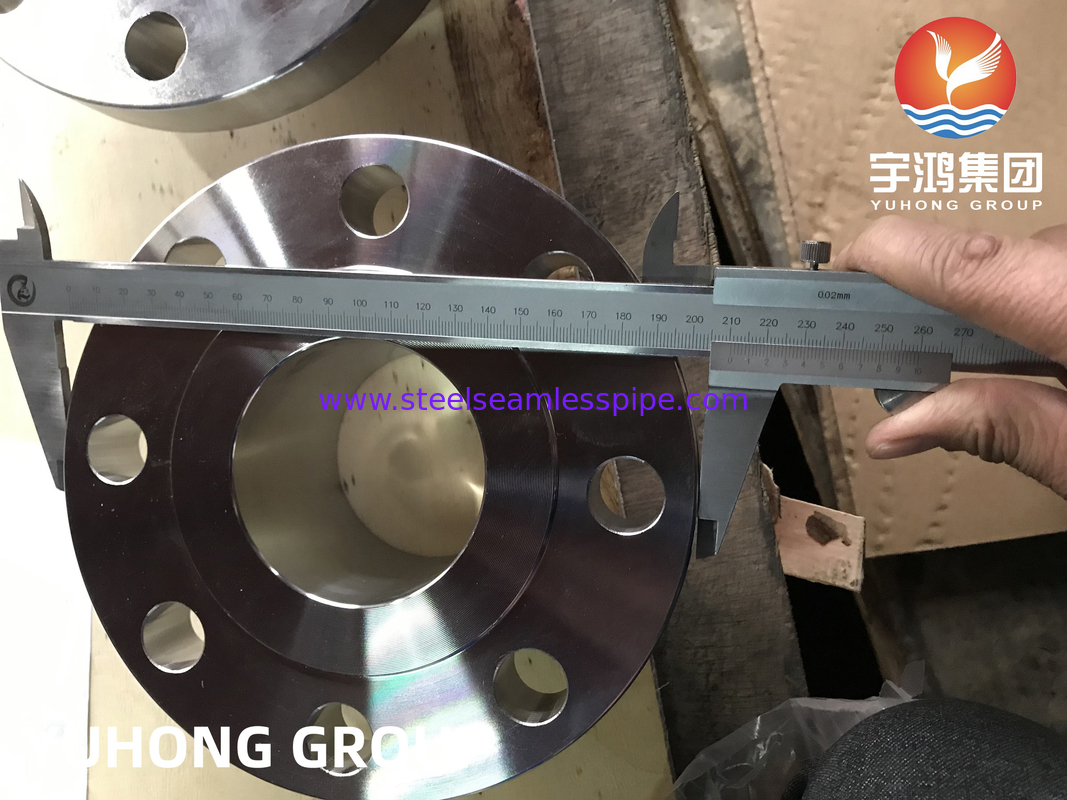 ASTM A182 F51 Flange en acier double forgé RF B16.5 pour pétrole et gaz