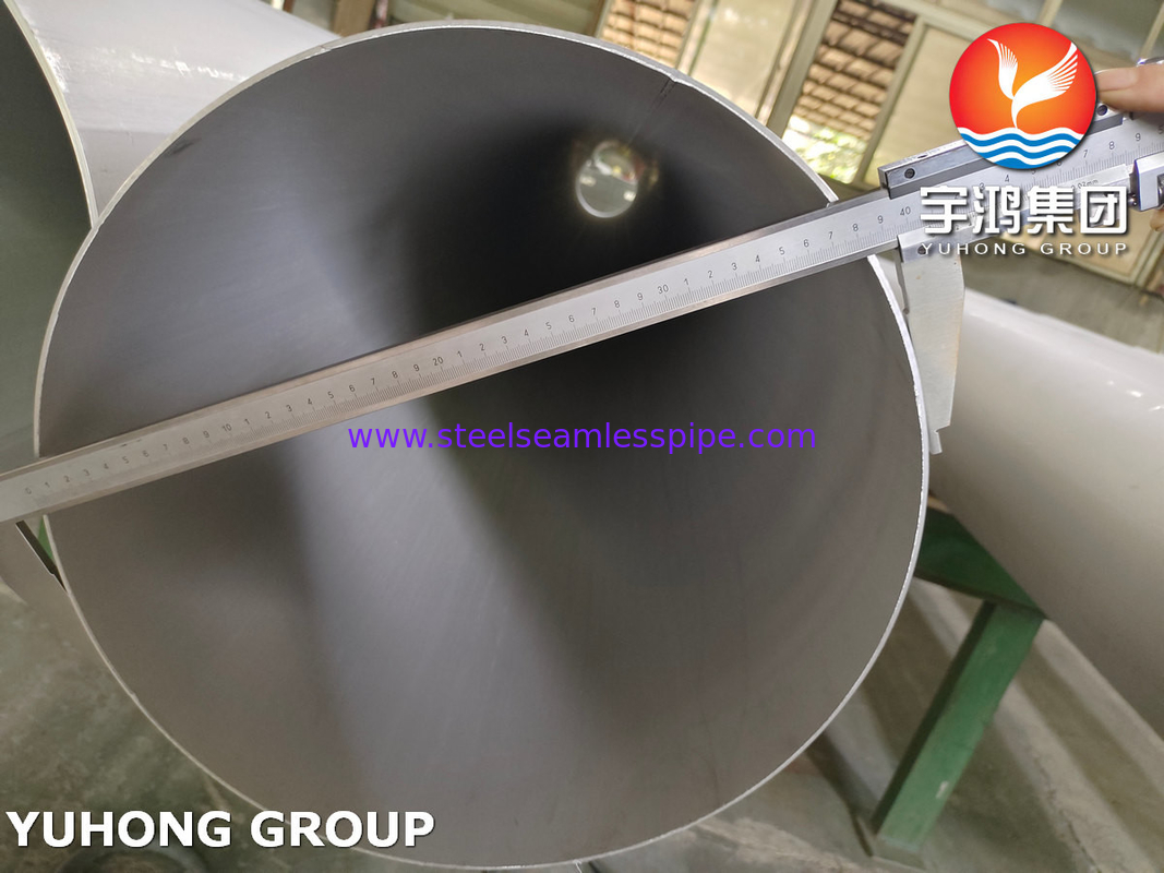 EN10217-7 1.4404 TP316L Pipe soudée en acier inoxydable pour usine de traitement des eaux usées